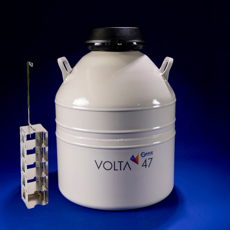 Tanque de nitrogênio 47 litros com racks quadrados