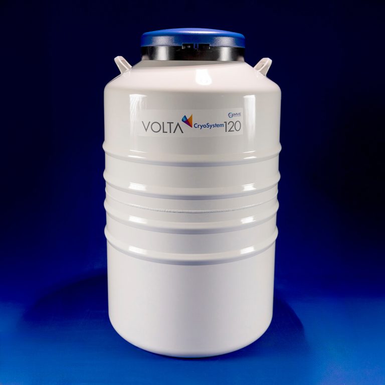 Botijão de nitrogênio MVE Volta CryoSystem 120