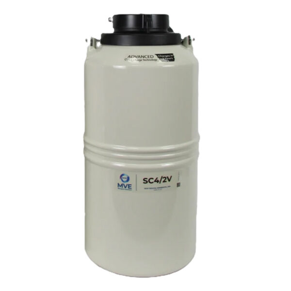 Botijão nitrogênio transporte MVE SC 4/2 V vapor shipper 4.5L nova geração