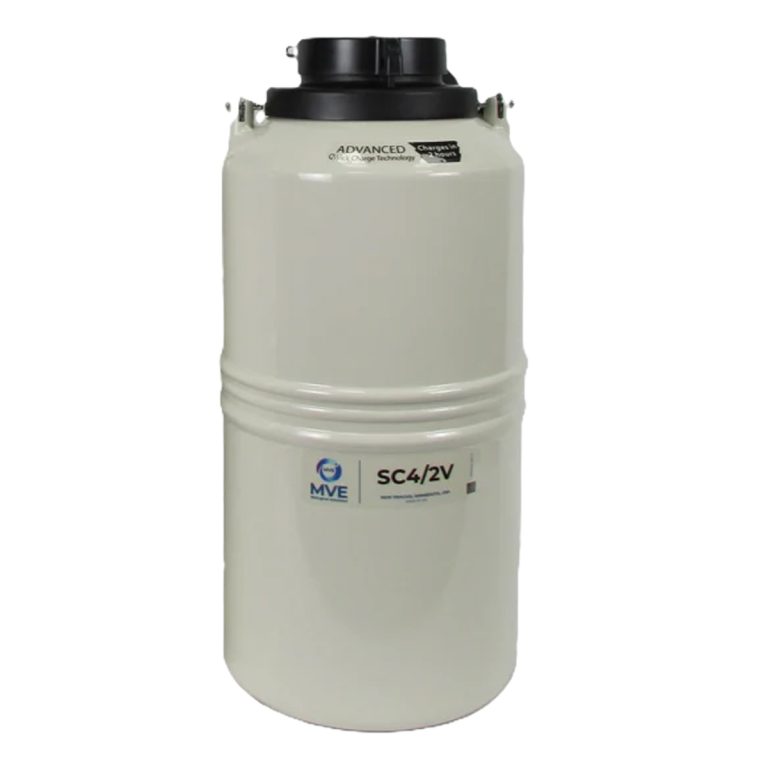 Botijão nitrogênio transporte MVE SC 4/2 V vapor shipper 4.5L nova geração